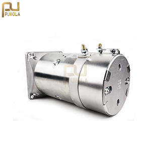 DC24V ชุดจ่ายไฟไฮดรอลิก อุปกรณ์เสริมมอเตอร์ปั๊มน้ำมัน มอเตอร์แบบแปรงถ่าน การเคลื่อนที่ของลวดทองแดง - Product Image 1