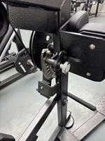 Appareil de musculation des jambes professionnel en acier à charge par plaques de sécurité