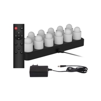 12 pièces/ensemble Smart APP électronique LED bougies avec télécommande maison chambre fête luxe thé lumière bougies
