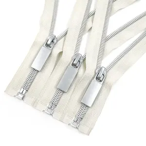 Nhà Máy Trực Tiếp 3 #5 #8 # Kim Loại Zip Phụ Kiện May Mặc Mở End Nylon Dây Kéo Cho Quần Áo