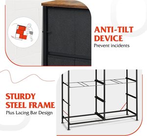 Table console en plastique à 8 tiroirs Top Fashion pour salon entrée bébé jouet rangement commodes <span class=keywords><strong>armoire</strong></span> avec <span class=keywords><strong>armoire</strong></span> en tissu - Product Image 3
