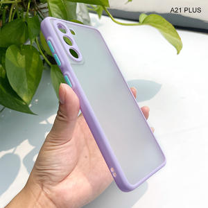 Fournisseur d'étuis de téléphone portable, coque arrière translucide <span class=keywords><strong>mate</strong></span> en TPU et PC, étui de téléphone pour Samsung Galaxy S20 Plus S21 A20 A21 A51 - Product Image 5
