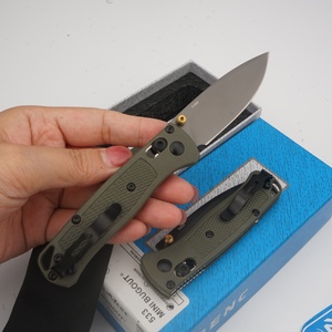 Coltello Pieghevole Tattico da Sopravvivenza Factory Direct BUGOUT Benchmade MINI533 con Manico in Fibra, Coltello Affilato per Caccia Selvaggia - Product Image 6