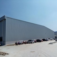 Conception Gratuite de Hall Préfabriqué, Showroom Préfabriqué, Atelier à Structure Métallique, Entrepôt, Hall Métallique, Showroom Automobile 4S