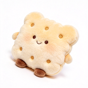 Manufacturer Cute Cotton Toys Plush Throw Biscuit <b>Pillow</b> <b>Soft</b> Custom Biscuit Shaped Plush Throw <b>Pillow</b> Toy Plush Biscuit <b>Pillows</b> - Product Image 2
