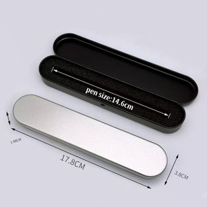 Cost-Effective Tool With Sponge Insert Acne Needles Blackhead Flip-Top Gift Metal <b>Pen</b> Tin Box for School Office - Product Image 2