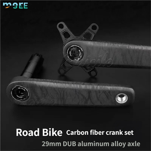 Juego de Bielas SeeMore de 170 mm de Fibra de Carbono Ultraligero para Bicicleta de Carretera y Gravel, Plato de 110BCD con Medidor de Potencia, 8 Tornillos, <span class=keywords><strong>Dub</strong></span>, 29 mm - Product Image 2