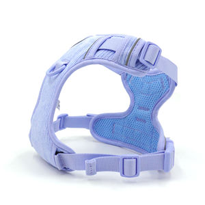 Hochwertiges Haustiergeschirr Luxuriöses Cord-Hundehalsband Verstellbares Wendbares Hundegeschirr-Set Zugfreies Hundehalsband - Product Image 3