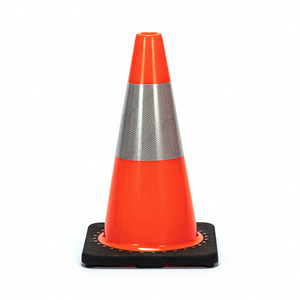 चीन आपूर्तिकर्ता ऑस्ट्रेलियाई लाल 700mm चिंतनशील पीवीसी यातायात शंकु के लिए बनाया गया - Product Image 1