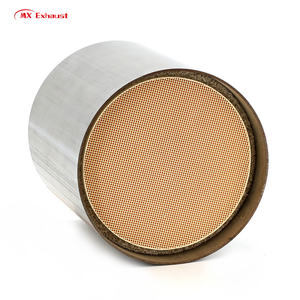 EURO5 Neuer Universal katalysator Ovale Form Kfz-Keramik katalysator Diesel Benzin Abgas Stahl Eisen - Product Image 1