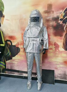 Traje de protección contra incendios aluminizado de tres capas de calor antiradiación de 1000 grados <span class=keywords><strong>para</strong></span> operaciones de emergencia de alta temperatura - Product Image 6