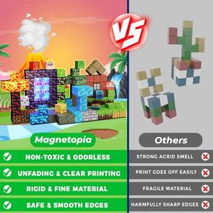 ערכת קוביות בנייה מגנטיות מפלסטיק חדשות לשנת <span class=keywords><strong>2026</strong></span> - צעצוע חינוכי בהתאמה אישית, רב מכר, מכירה ישירה מהמפעל - Product Image 3