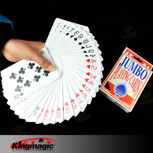 <b>Stage</b> giant playing cards, playing cards, A4 cards, Kingmagic <b>stage</b> magic <b>props</b>, festival interactive talent shows - Product Image 3