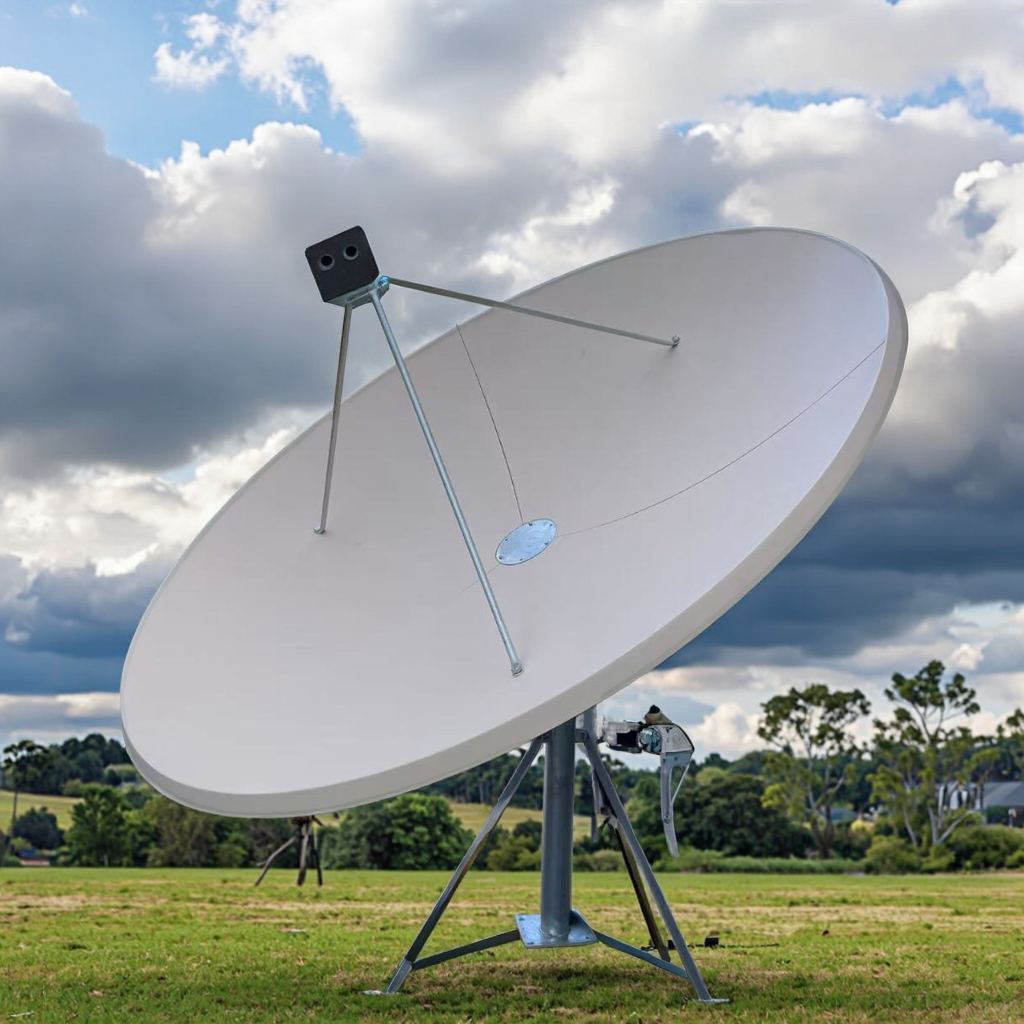 Antena Parabólica de Fibra de Vidrio de Banda C de 2.4m con