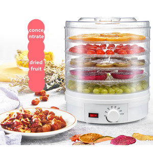 Deshidratador de Frutas Eléctrico Compacto de 5 Bandejas, Secador de Ahorro de Energía para Almacenamiento en la Cocina del Hogar - Product Image 3