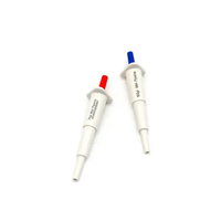 IKEME Lab 10ul 20ul 25ul 30ul 50ul 60ul 75ul 100ul 200ul Micro Pipette de laboratoire à volume fixe réglable Mini Pipette en plastique