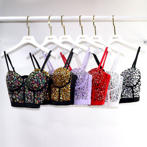 Женский летний топ со стразами - Product Image 5