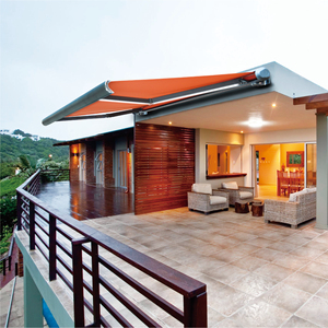 Auvent <span class=keywords><strong>électrique</strong></span> rétractable de pouces, pare-soleil d'extérieur avec moteur, rétractable, pour porte - Product Image 6