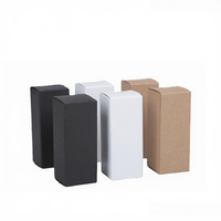 Boîtes en papier kraft vides recyclables à prix réduit pour usage cosmétique, boîtes cadeaux personnalisées avec laminage mat, fabriquées à partir de matériaux recyclés