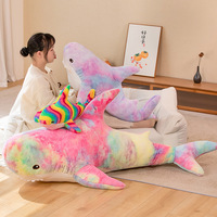 Songshan Jouets En Gros De Haute Qualité Oreiller Doux En Peluche Requins Dormeurs Oreiller Kwaii Non Rembourré Animal En Peluche Peaux Requin Jouet