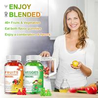 Complément alimentaire en bonbons gélifiés aux fruits et légumes naturels - Personnalisable - Stimulant énergétique - Un moyen sain et amusant pour booster les apports nutritionnels
