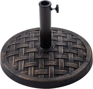 Base <span class=keywords><strong>de</strong></span> <span class=keywords><strong>parasol</strong></span> <span class=keywords><strong>de</strong></span> jardin <span class=keywords><strong>en</strong></span> <span class=keywords><strong>fonte</strong></span> robuste support <span class=keywords><strong>de</strong></span> parapluie <span class=keywords><strong>de</strong></span> conception florale ronde pour mobilier d'extérieur pour cour gym utilisation extérieure - Product Image 4