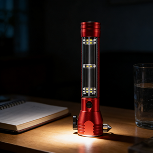 Marteau de sécurité multifonctionnel durable, outil de survie d'urgence avec brise-vitre pour le camping en plein air, l'<span class=keywords><strong>évasion</strong></span> - Product Image 2