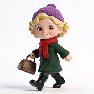 Modellino Personalizzato in PVC 3D da Collezione Kit Figurina in Plastica PVC Giocattolo Cartoon Personaggio <span class=keywords><strong>Nonno</strong></span> Action Figure Anime - Product Image 3