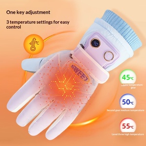 Gants chauffants rechargeables par USB, design coupe-vent et chaud, pour le ski <span class=keywords><strong>d</strong></span>'hiver et les activités de plein air - Product Image 1
