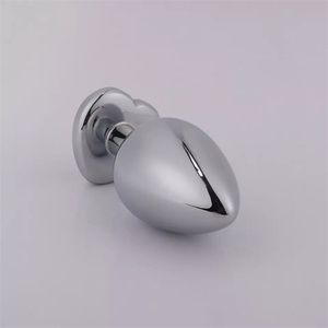 男女肛交玩具3号不锈钢饰品肛门塞心形对接塞金属 - Product Image 5