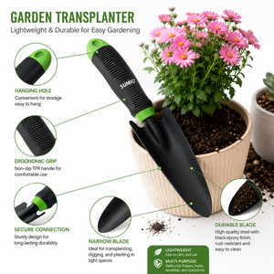 จอบขุดดินแบบดั้งเดิมสำหรับสวนในบ้านทรงแคบ - Product Image 3
