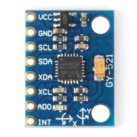 Module de capteur IMU 6 axes FYX Stock GY-521 MPU6050, gyroscope 3 axes, accéléromètre, carte de détection de mouvement et d'inclinaison I2C pour robotique DIY
