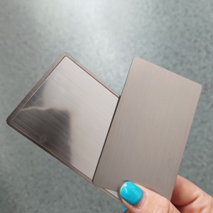 Nfc 4k kinh doanh vàng thẻ thành viên mini tag App thẻ kim loại với giao diện truyền thông RFID và mã QR - Product Image 6