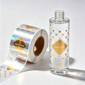 Autocollants ronds transparents personnalisés en gros, étiquettes adhésives transparentes imperméables pour emballage - Product Image 1