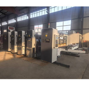 高速自動4色インク印刷ダイカッティングマシンフルセットカートン機械設備スポット配送 - Product Image 6