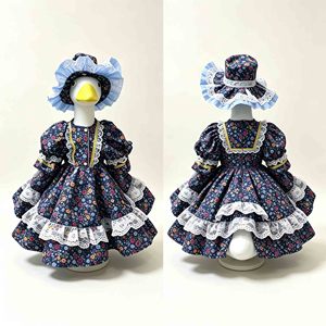 Vente en gros uniquement : Tenues pour Porch Goose, Robes pour Porch Goose, Costumes de mascotte pour animaux de compagnie, Vêtements pour animaux de compagnie, Luxe Lolita Floral Manches en dentelle - Product Image 6