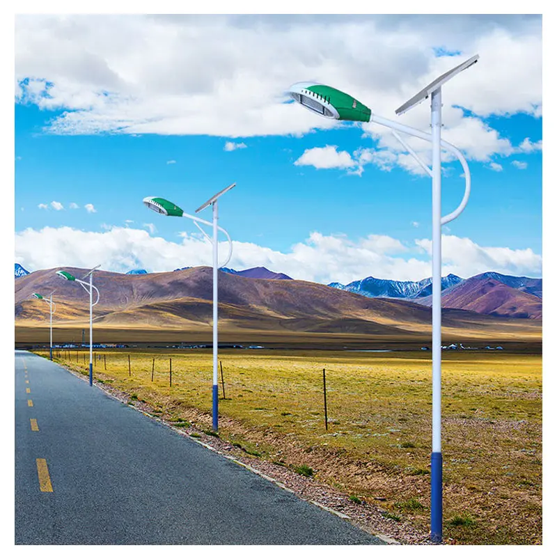 Shenzhou 5-Jahres-Garantie Solar-Straßenlampe in One Solar-LED-Straßenlampe mit Integrierter Pole IP67 60 W 80 W 100 W 120 W 20 80