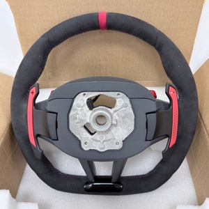 Volante Deportivo Personalizado LCI en Gamuza para <span class=keywords><strong>BMW</strong></span> G20 G30 G80 X3 G01 540i G30 X5 G05 G80 M3 G82 G42 G22, Disponible en Stock - Product Image 3