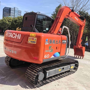 Mini-excavatrice sur chenilles Hitachi ZX60 2020 de 6 tonnes pour l'exploitation minière, godet de 1,1 m, puissance de 100 kW, bon état, haute efficacité - Product Image 6