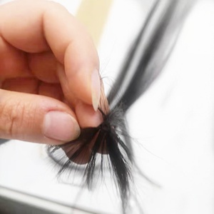 Phát minh mới nhất Đầy đủ lớp biểu bì phù hợp 100% Trinh Nữ tóc con người vô hình H6 lông tóc mở rộng - Product Image 2