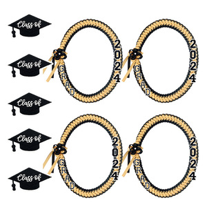 Couronne de rubans de graduation multicouche tressée, corde suspendue multicolore, corde d'honneur faite à la main, couronne de rubans pour vêtements DIY - Product Image 2