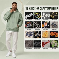 Sweat à capuche pour homme en coton épais de qualité supérieure, impression en relief, coupe oversize, personnalisable, luxe, vente en gros