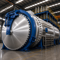 Autoclave Compuesto Certificado por ASME para la Producción de Palas Eólicas con Presión de 0.8-5.0MPa y Sistema de Control Remoto SCADA