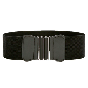 2025 Hot Sale Fashion Vintage Women's Stretchy Belts Casual Simple and Versatile Corset Waist Belt with Alloy Buckle for <b>Dresses</b> - Product Image 4