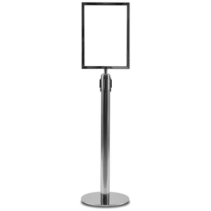 ขาตั้งป้ายแบบยืดหดได้สำหรับสนามบิน ขายส่ง พร้อมที่ใส่ป้ายขนาด A3 A4 - Product Image 5