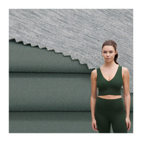 Tissu de yoga réversible en nylon haute élasticité 40D, respirant, pour vêtements de sport et gilets de sport, idéal pour sous-vêtements et lingerie