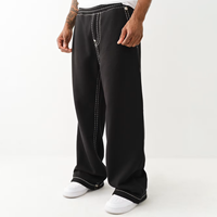 Ensemble de vêtements décontractés pour hommes en deux pièces, sweat à capuche avec fermeture éclair et pantalon thermique en molleton, personnalisable avec logo, fabriqué par une usine de vêtements OEM