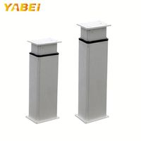 Columnas de Elevación de 2 Etapas, Eléctricas, de Alta Velocidad, para Mesa Ajustable, Kit de 4 Piezas