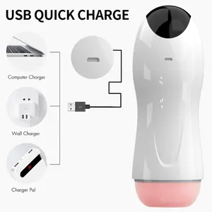 Automatic Male Masturbator Cup Sucking Vibration Real Vagina Pocket Pussy Penis Oral Sex Machine Toys For Man Adults