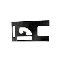 Pour Is250 300 350c 2006-2012, autocollant de décoration intérieure en fibre de carbone véritable de luxe, accessoires de voiture